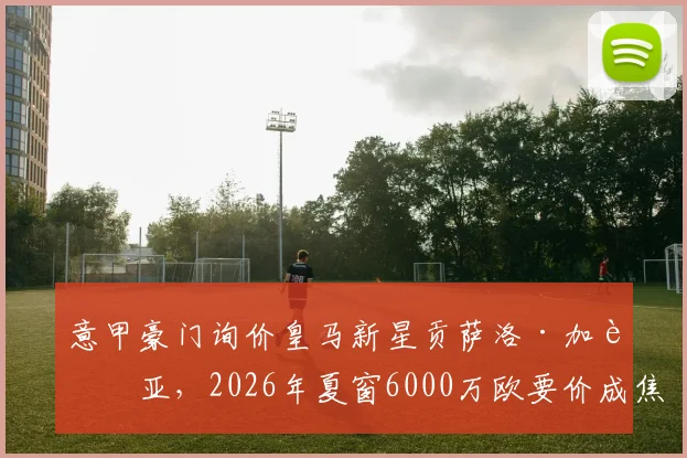 意甲豪门询价皇马新星贡萨洛·加西亚，2026年夏窗6000万欧要价成焦点，球员未来引发猜测